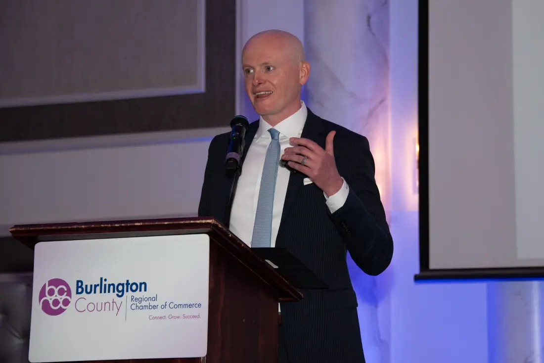 Attorney Chris Keating receiving the Personal Excellence Award 2026