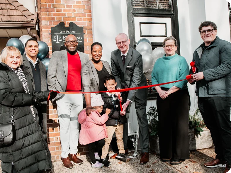 Attorney Chris Keating supporting his community